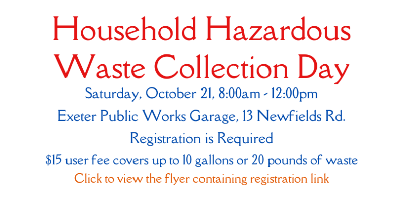 household hazardous waste collection day